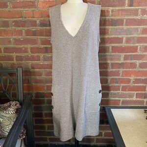 Mango Vneck Jumper Dress